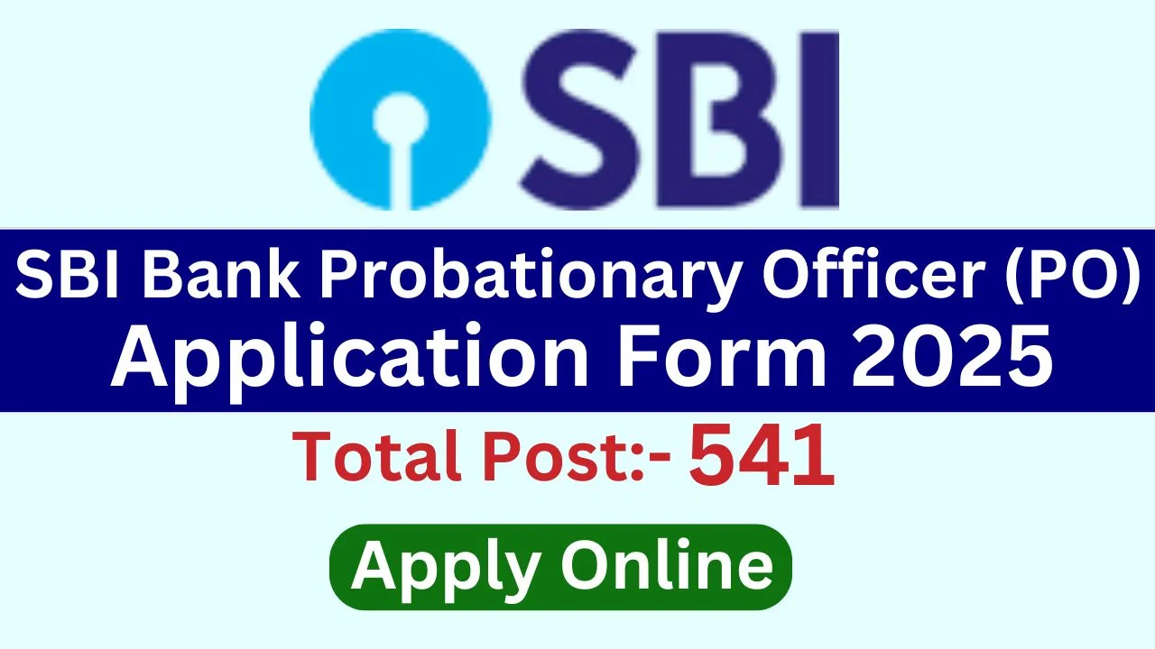 SBI PO Application Form 2025