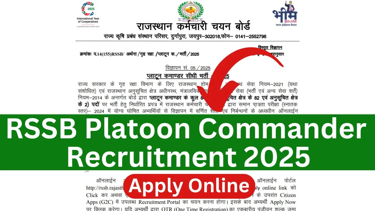 RSSB Platoon Commander Recruitment