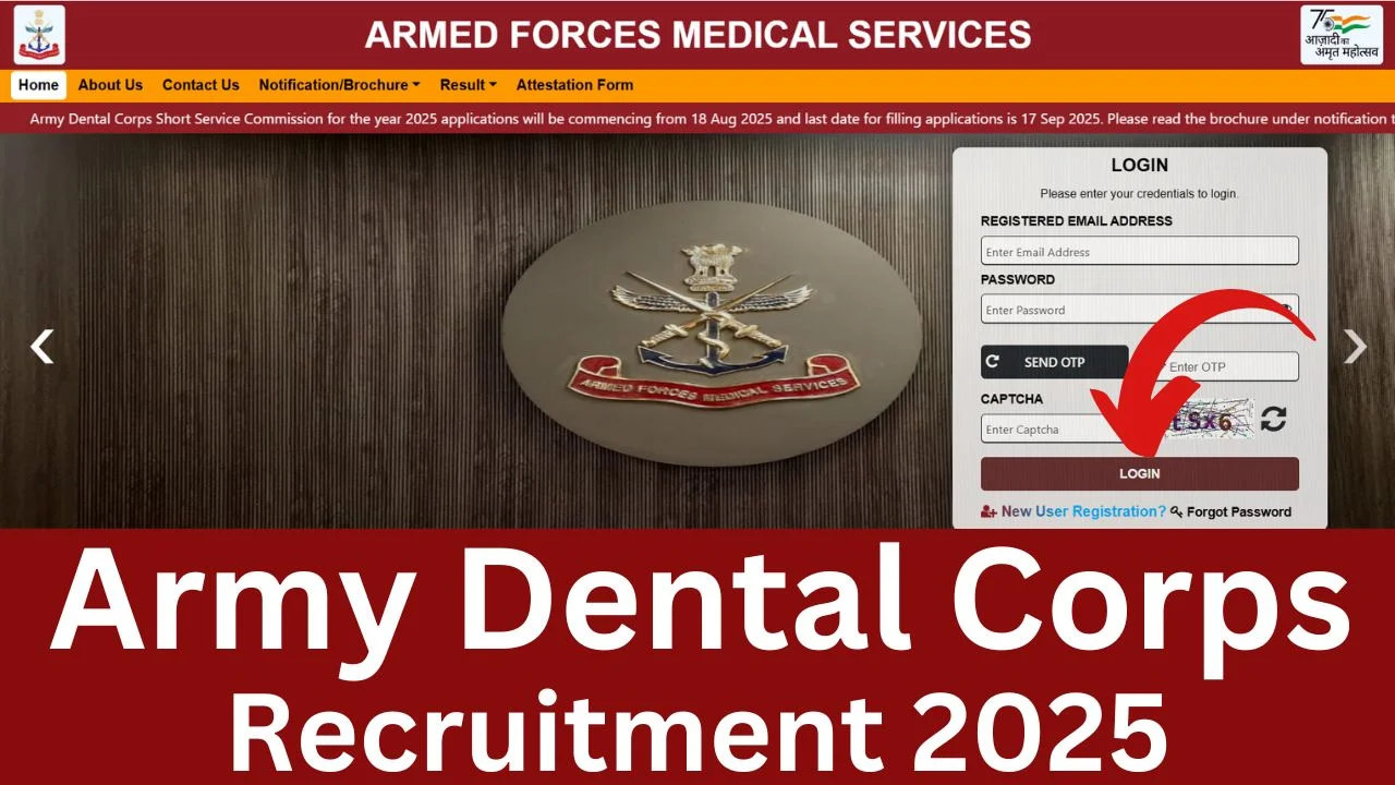 Army Dental Corps Recruitment