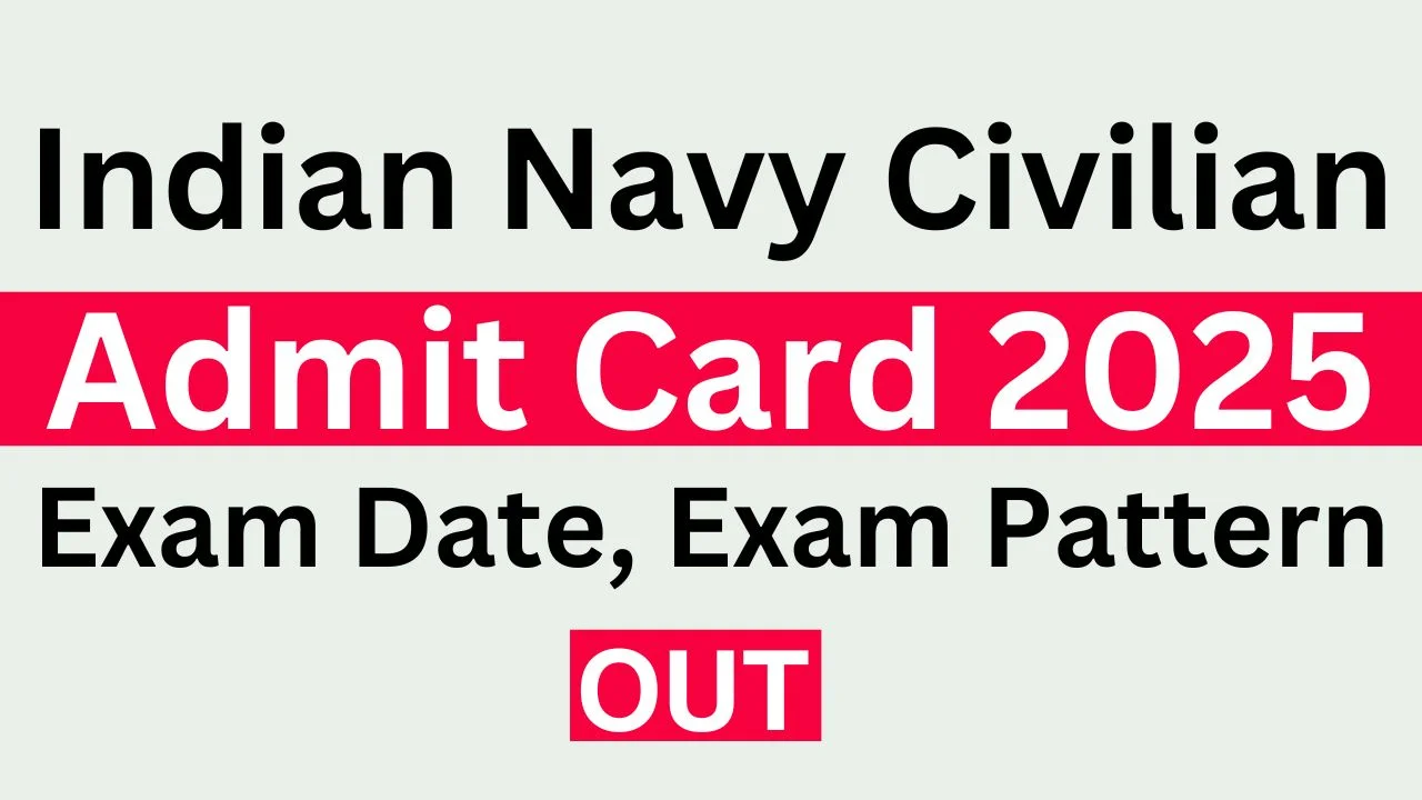 Indian Navy Civilian Admit Card