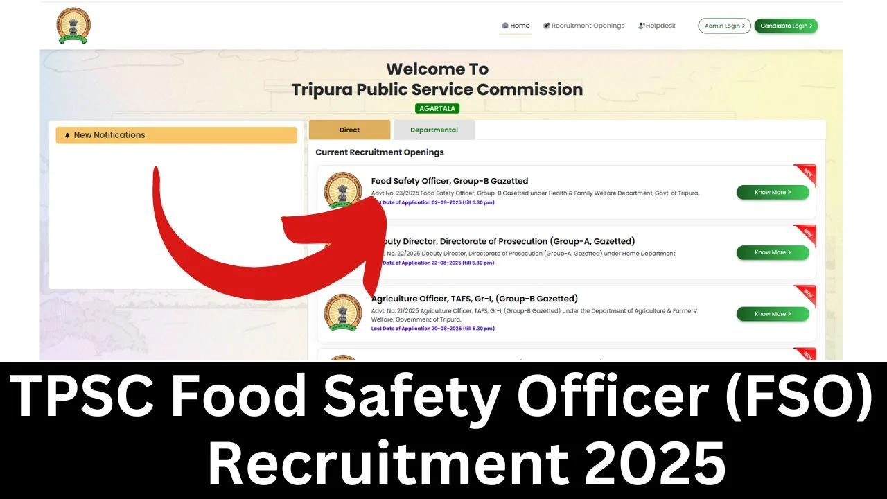 TPSC FSO Recruitment