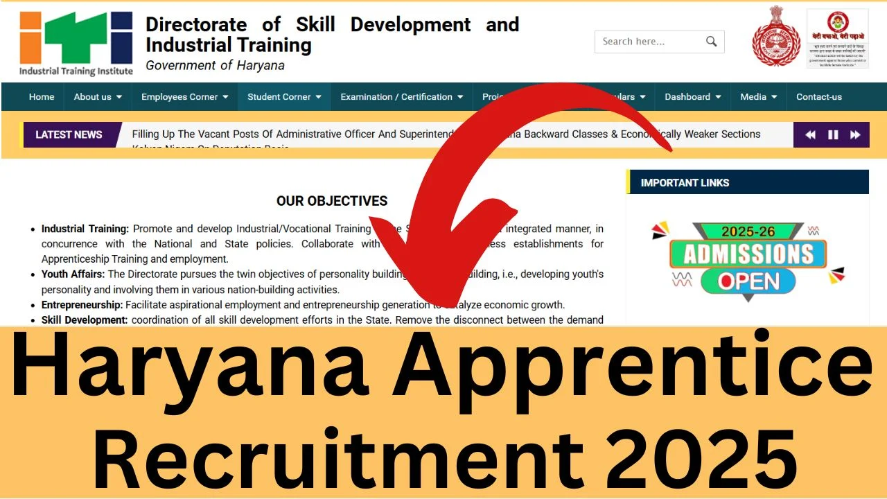 Haryana Apprentice Recruitment