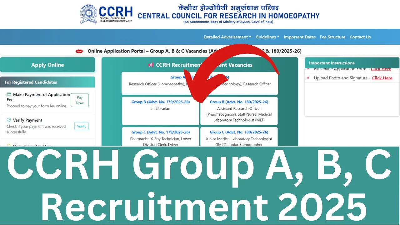 CCRH Group A, B, C Recruitment