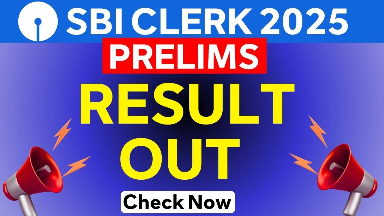 SBI Clerk Prelims Result