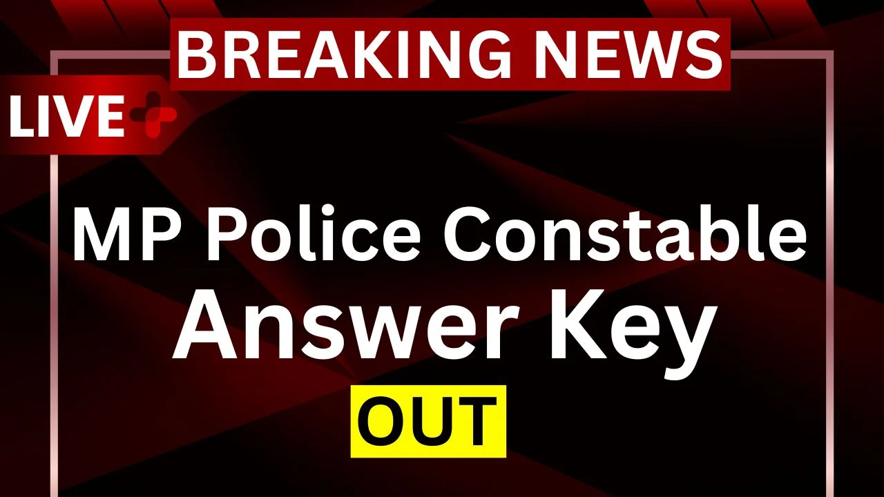 MP Police Constable Answer Key