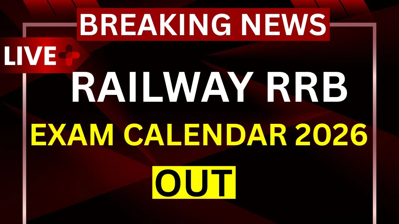 Railway RRB Exam Calendar