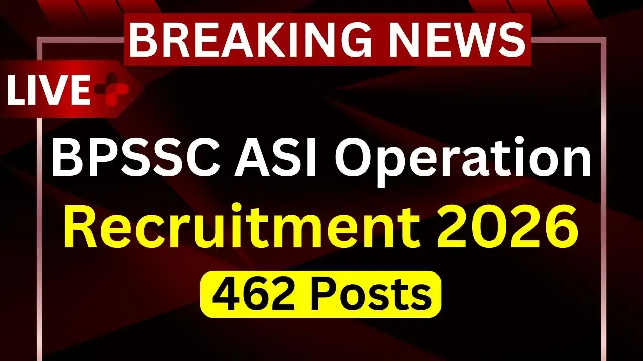 Bihar Police BPSSC ASI Operation Recruitment 2026
